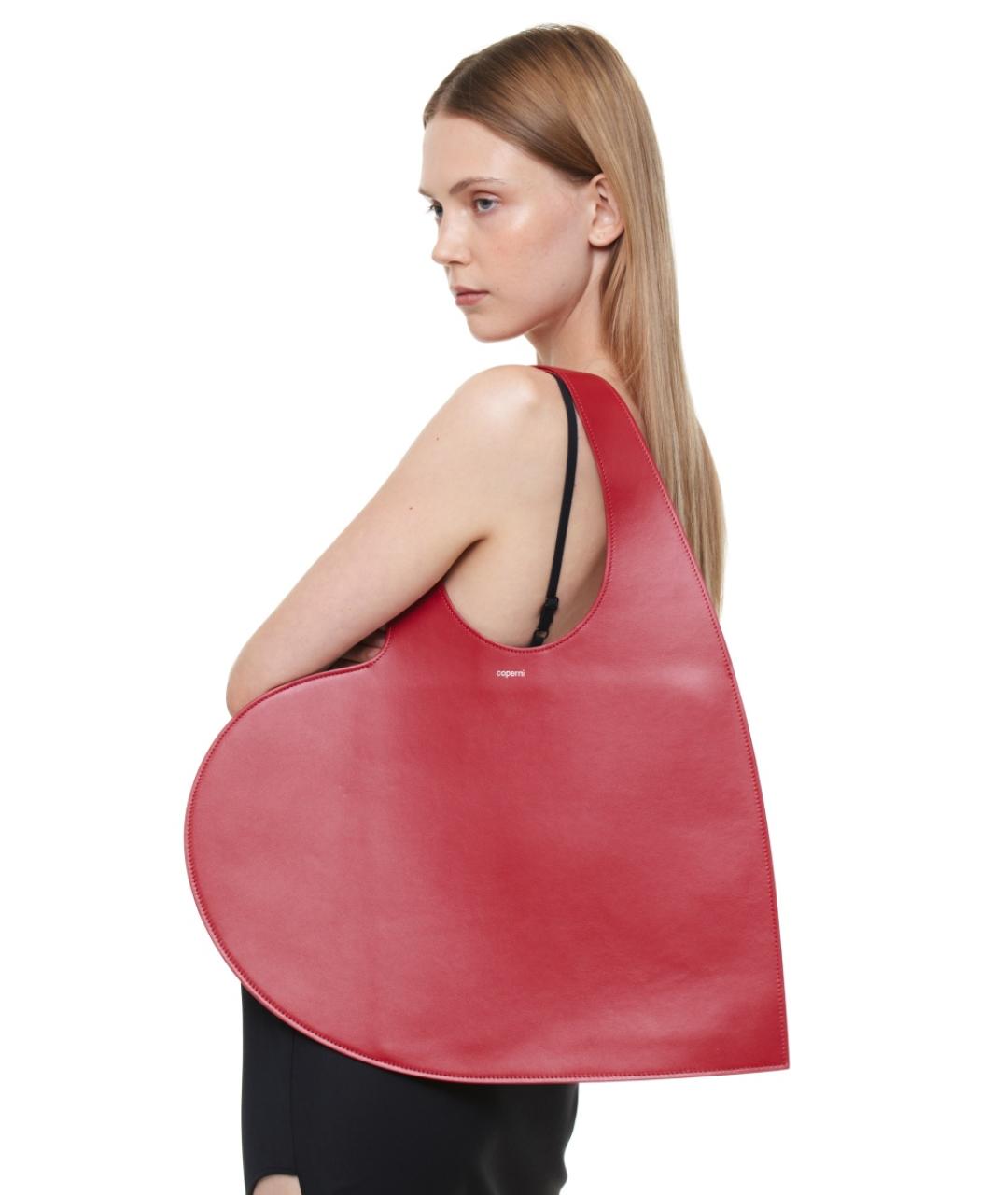 COPERNI Красная кожаная сумка тоут, фото 8