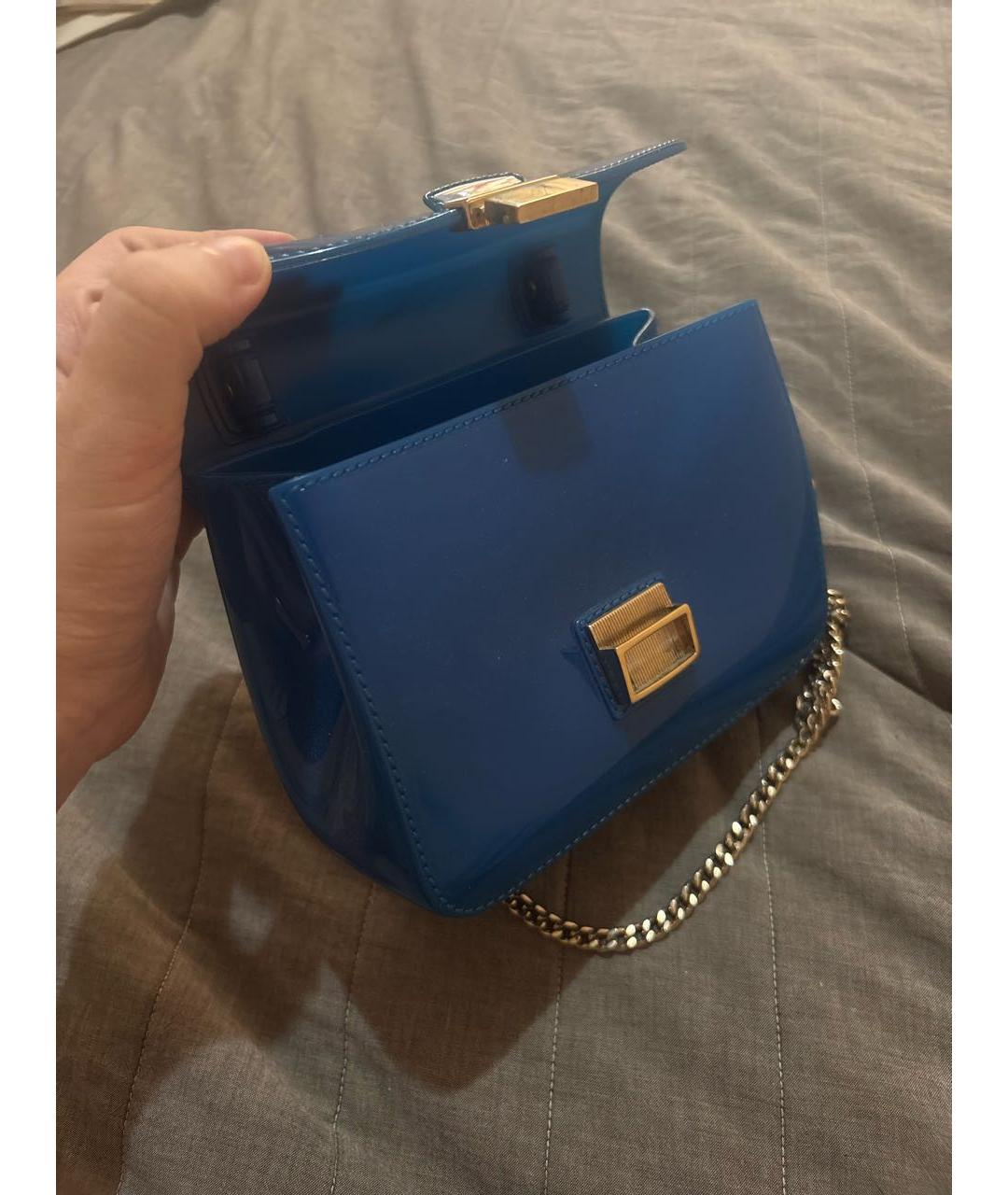 FURLA Синяя сумка через плечо, фото 4