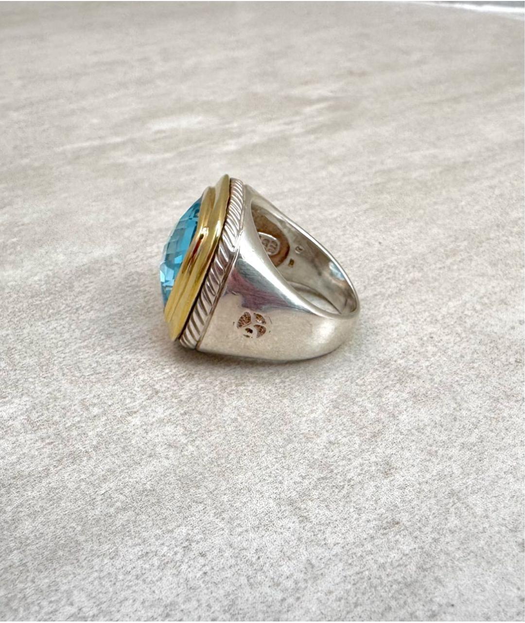 David Yurman Золотое кольцо из желтого золота, фото 3