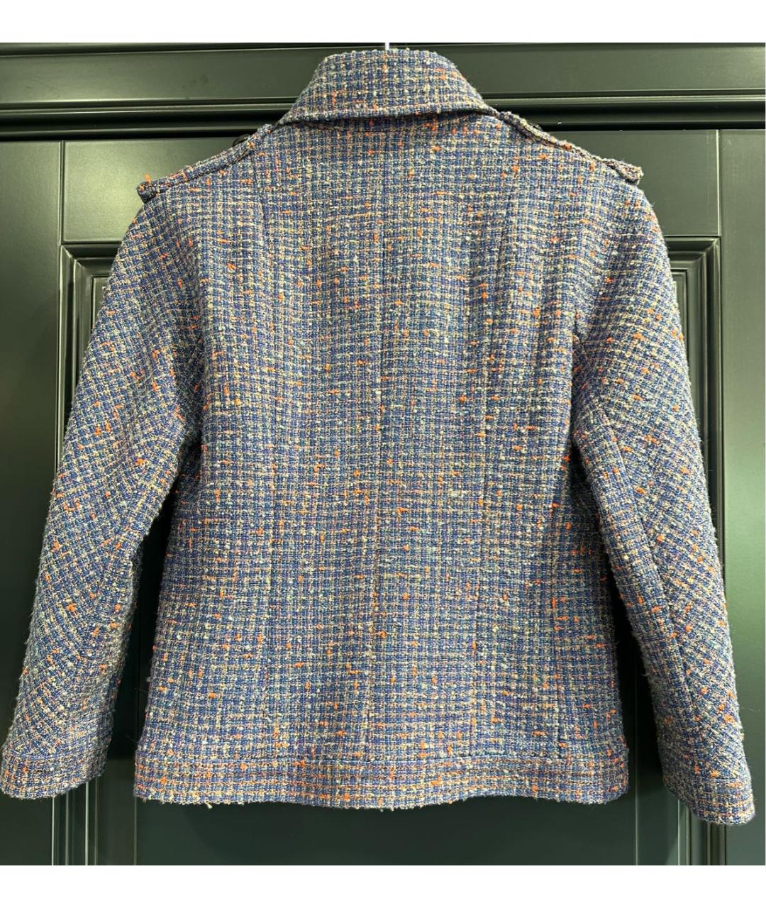 CHANEL Фиолетовый шелковый костюм с юбками, фото 3