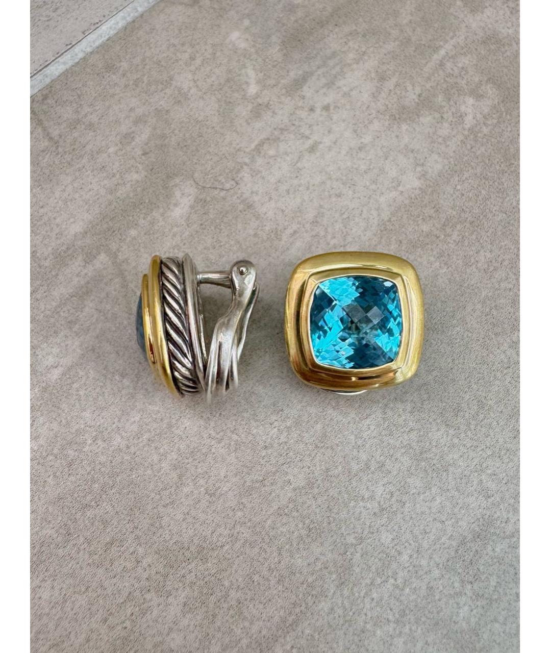 David Yurman Золотые серьги из желтого золота, фото 2