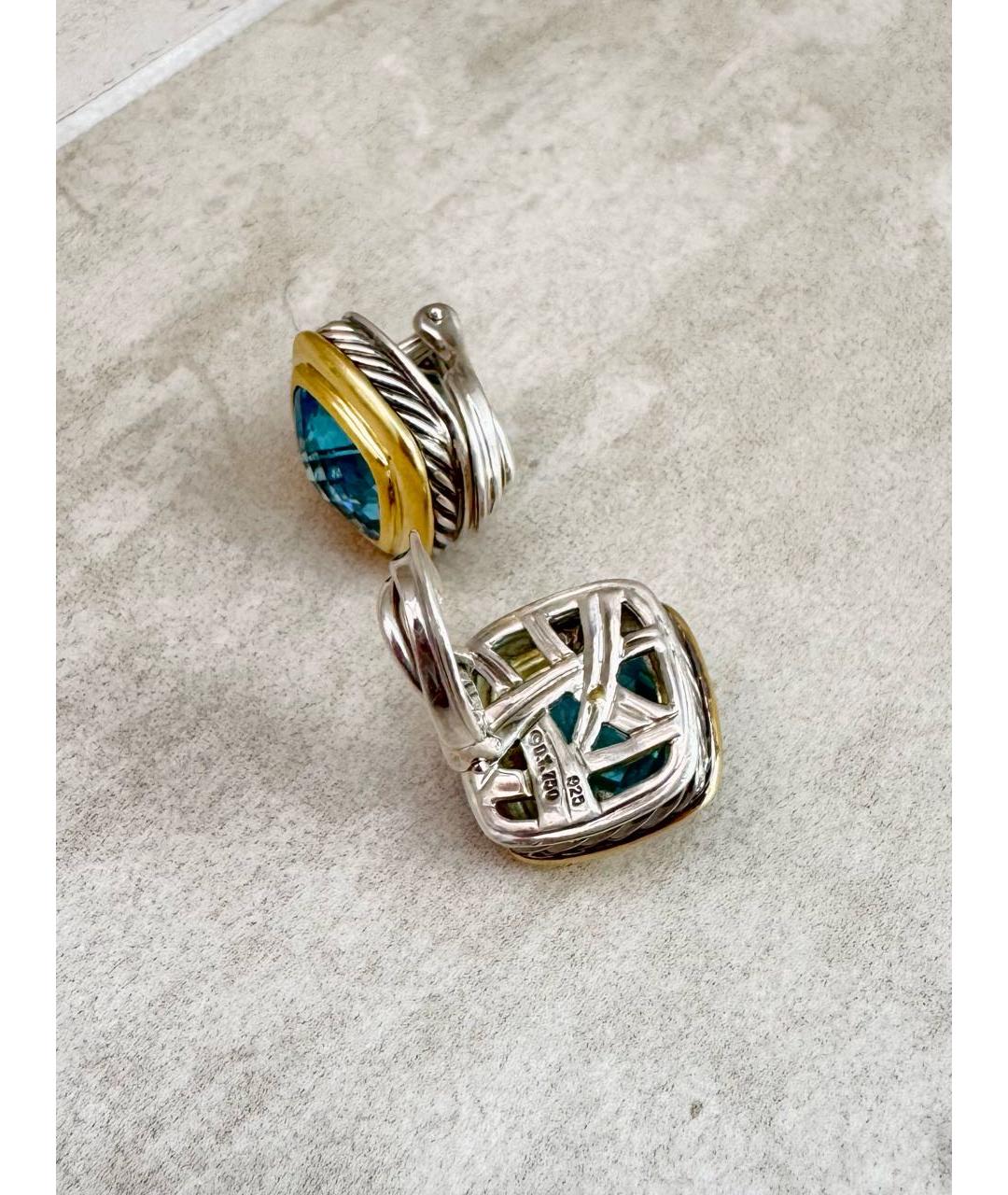 David Yurman Золотые серьги из желтого золота, фото 3