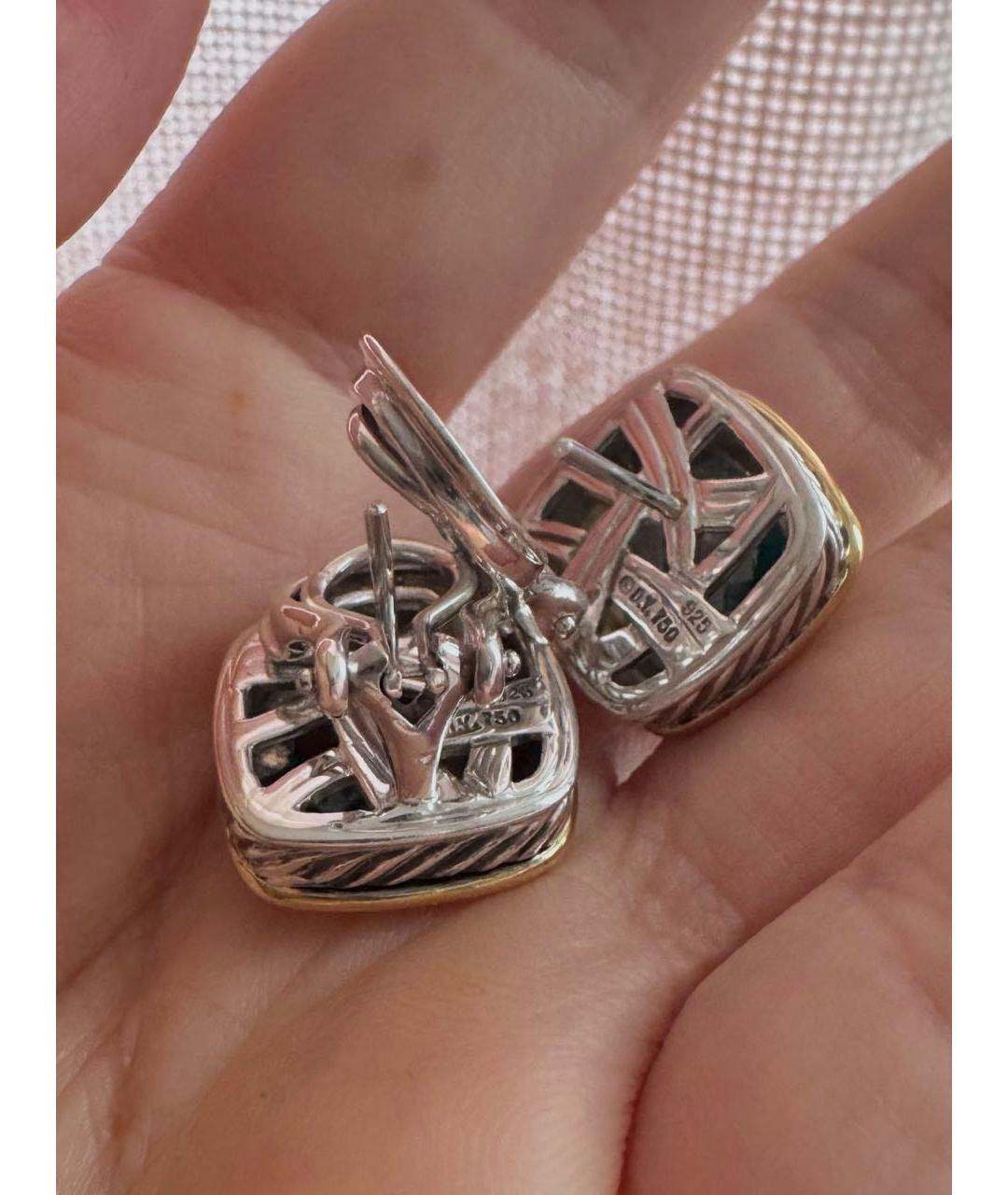 David Yurman Золотые серьги из желтого золота, фото 3