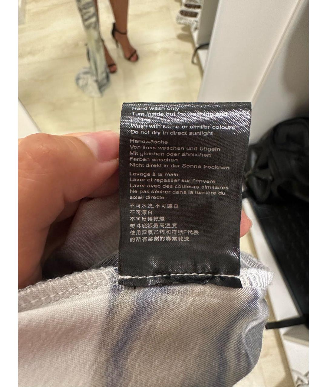 PHILIPP PLEIN Мульти полиэстеровое платье, фото 2