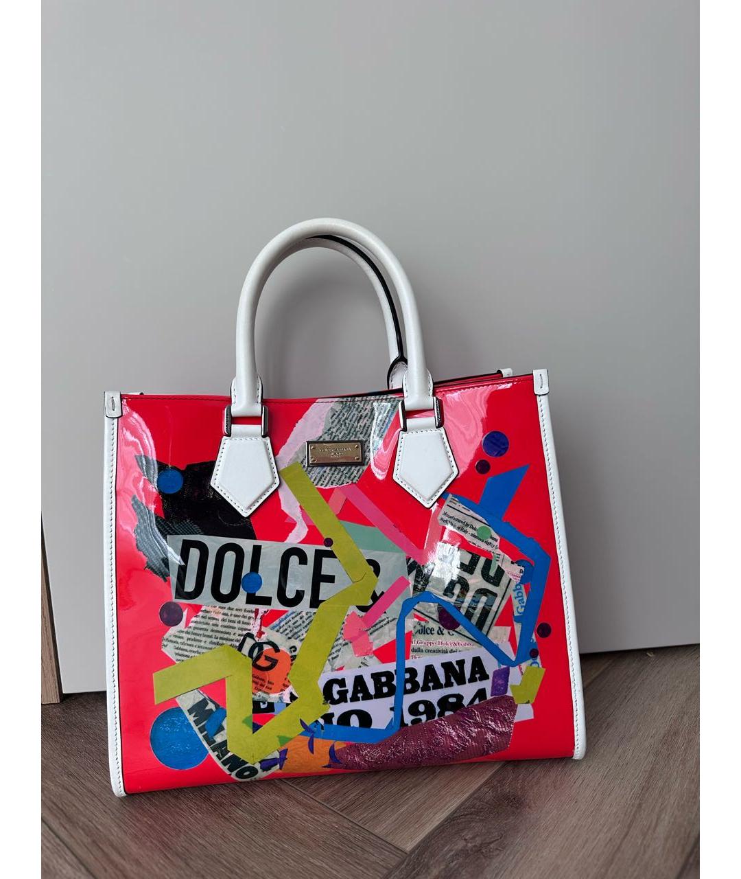 DOLCE&GABBANA Мульти сумка тоут из лакированной кожи, фото 9