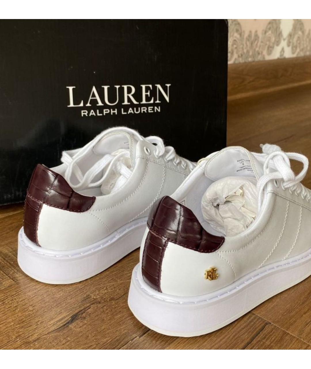 RALPH LAUREN Белые кроссовки, фото 2