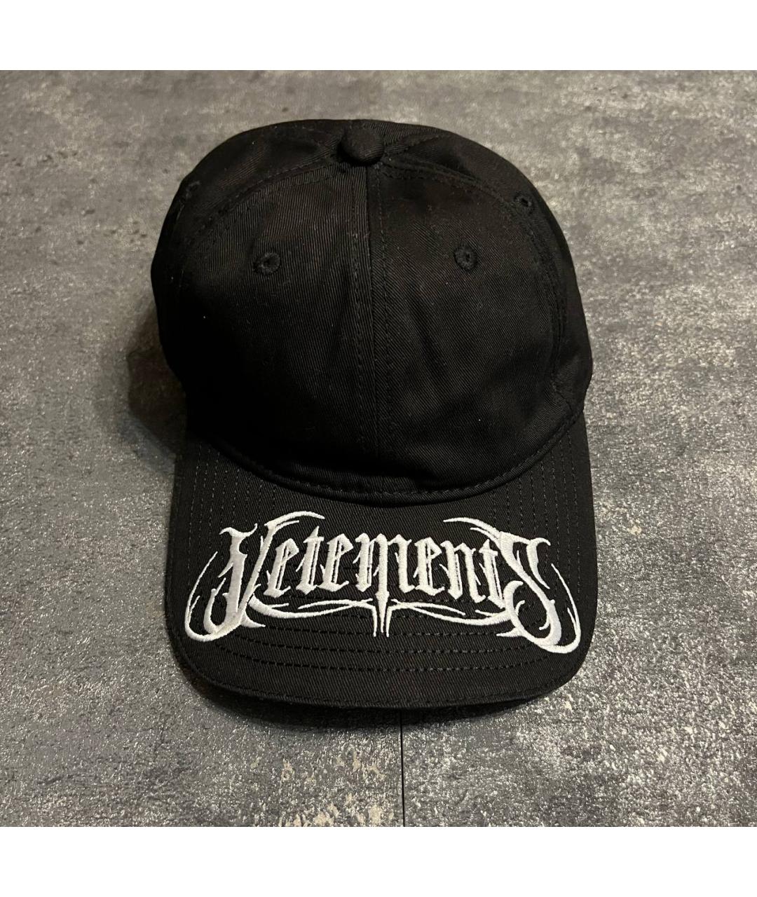 VETEMENTS Черная хлопковая кепка/бейсболка, фото 7