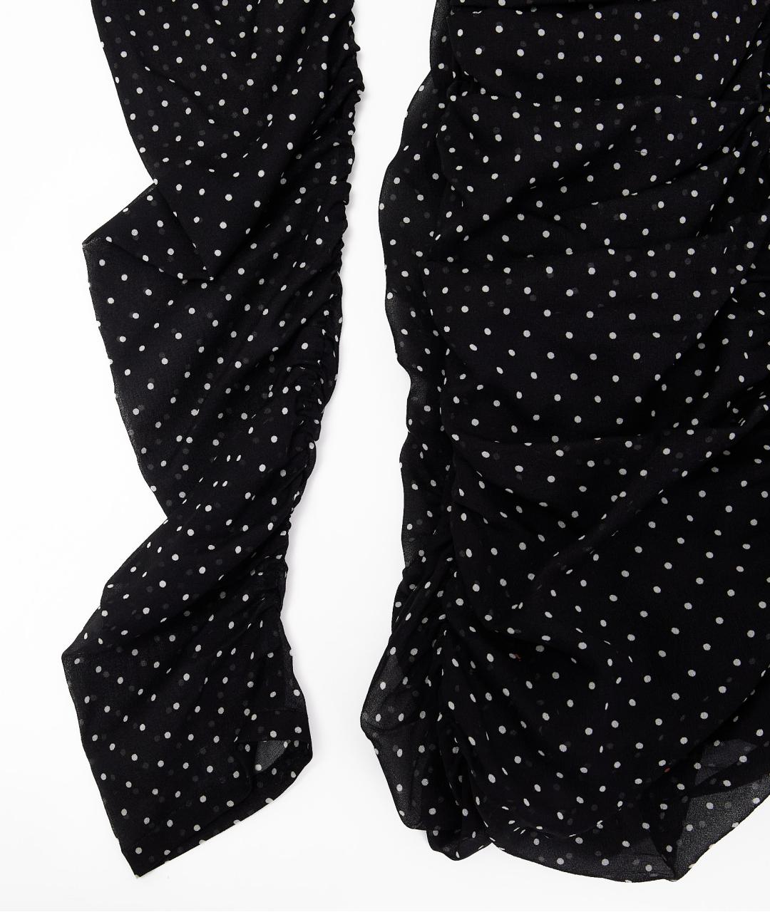 DOLCE&GABBANA Черное шелковое вечернее платье, фото 5
