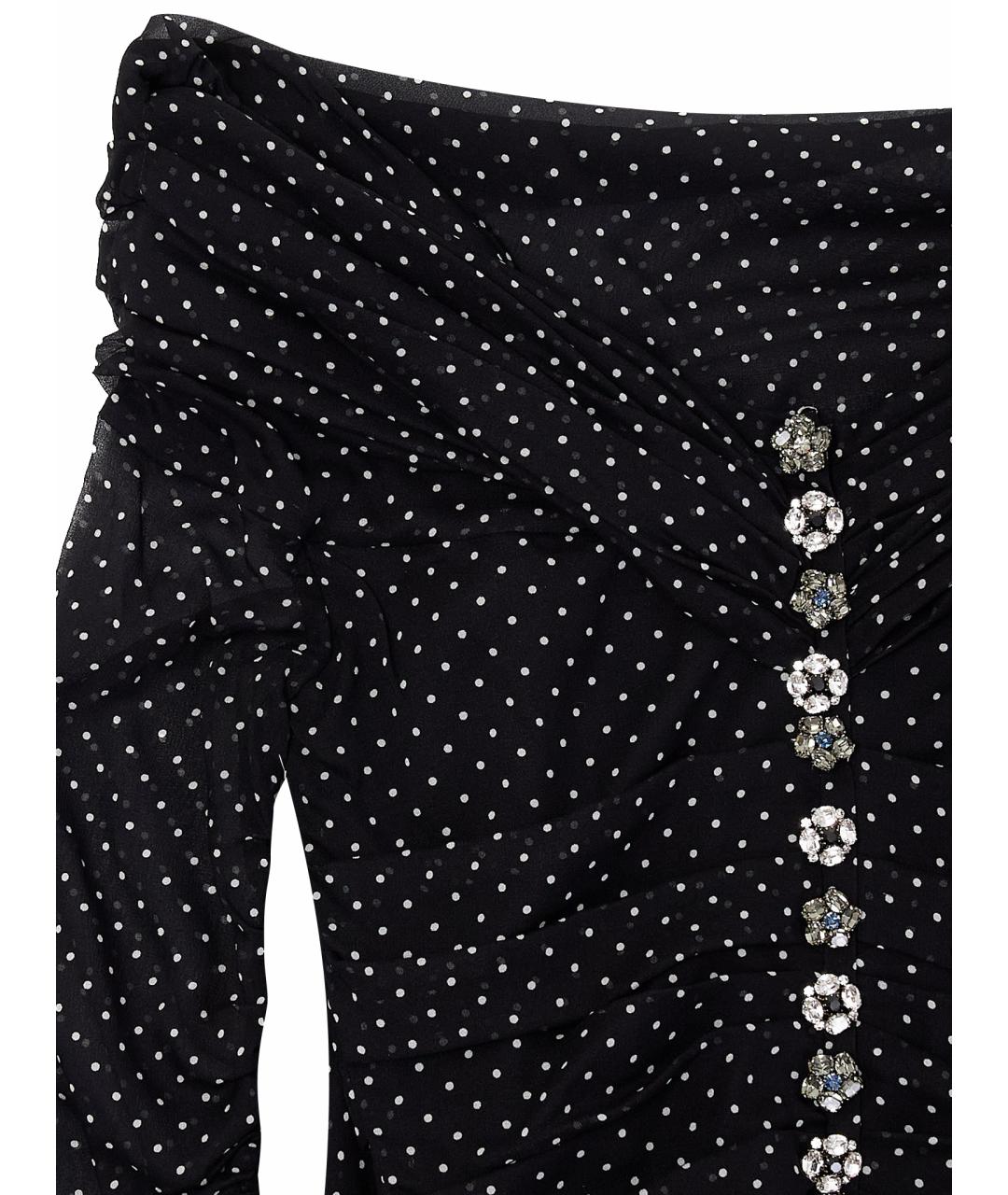 DOLCE&GABBANA Черное шелковое вечернее платье, фото 12