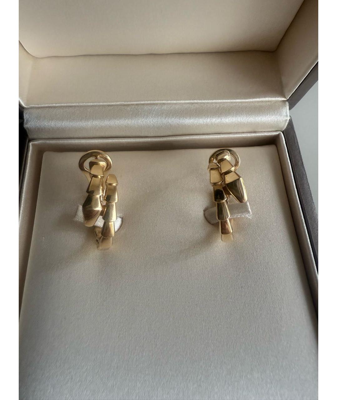 BVLGARI Золотые серьги из розового золота, фото 2