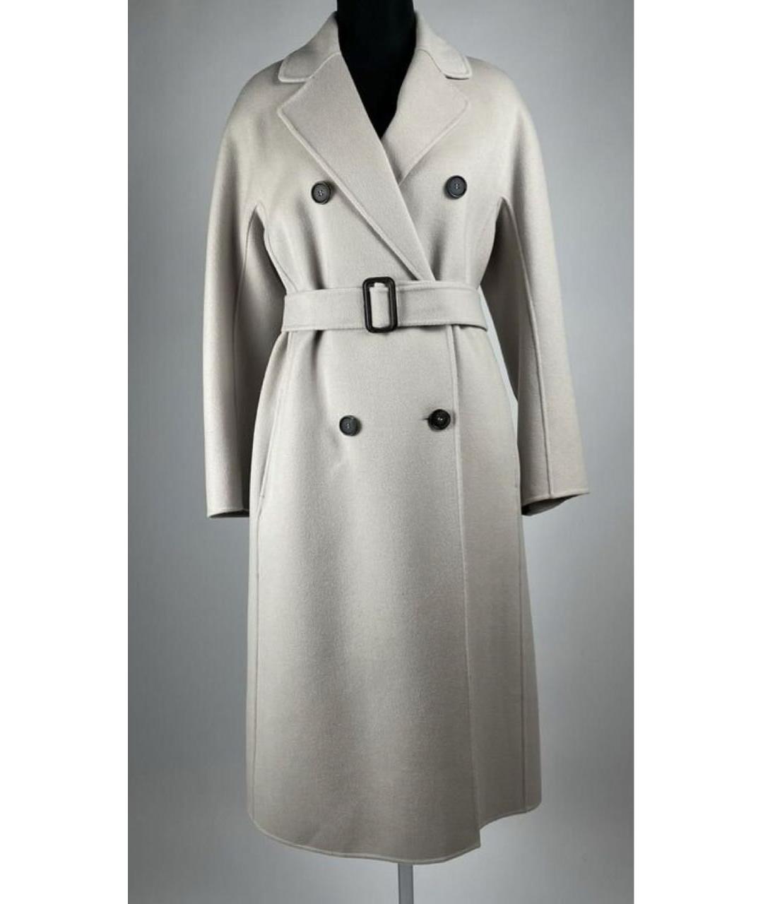 MAX MARA Бежевое шерстяное пальто, фото 6