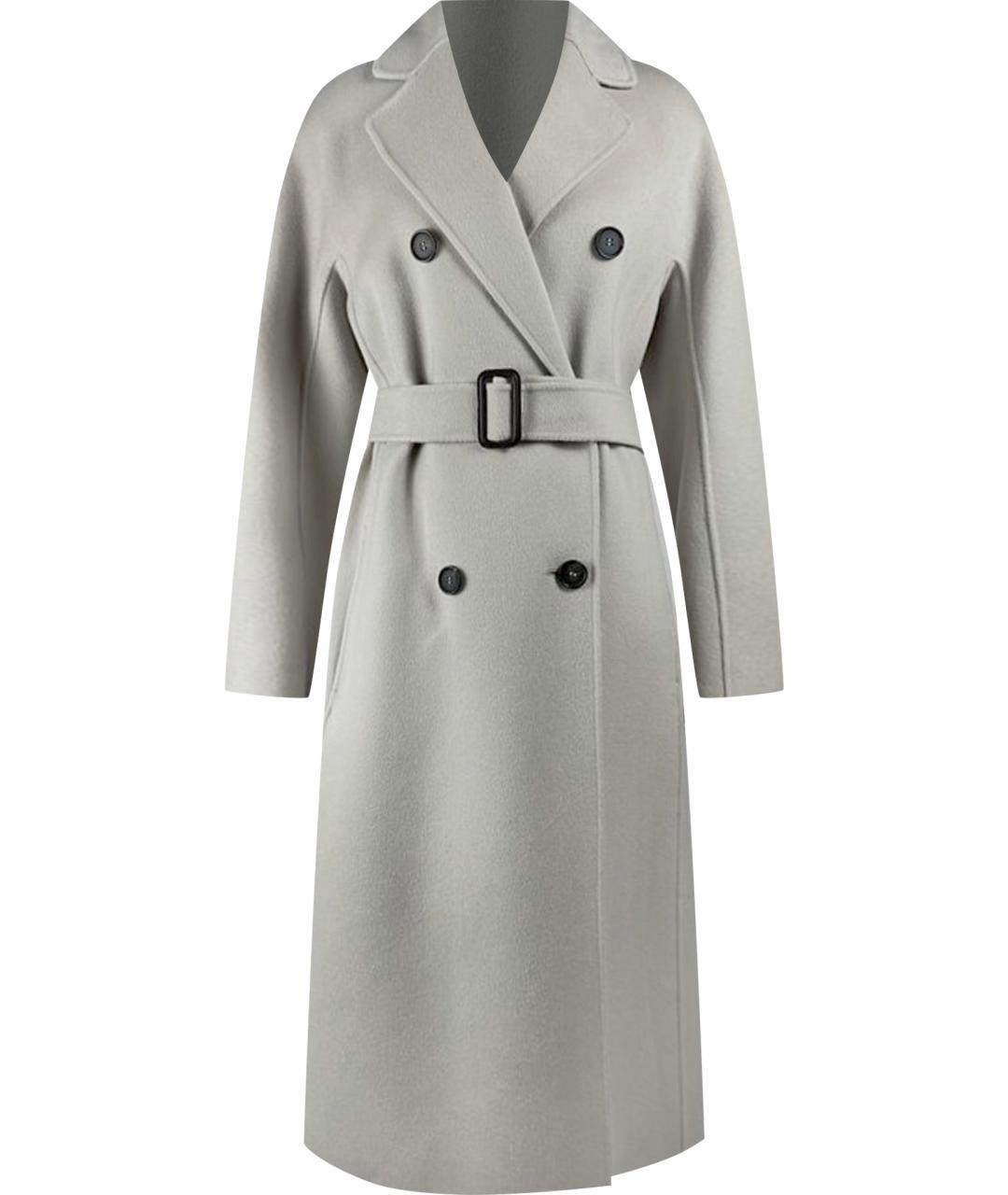 MAX MARA Бежевое шерстяное пальто, фото 1