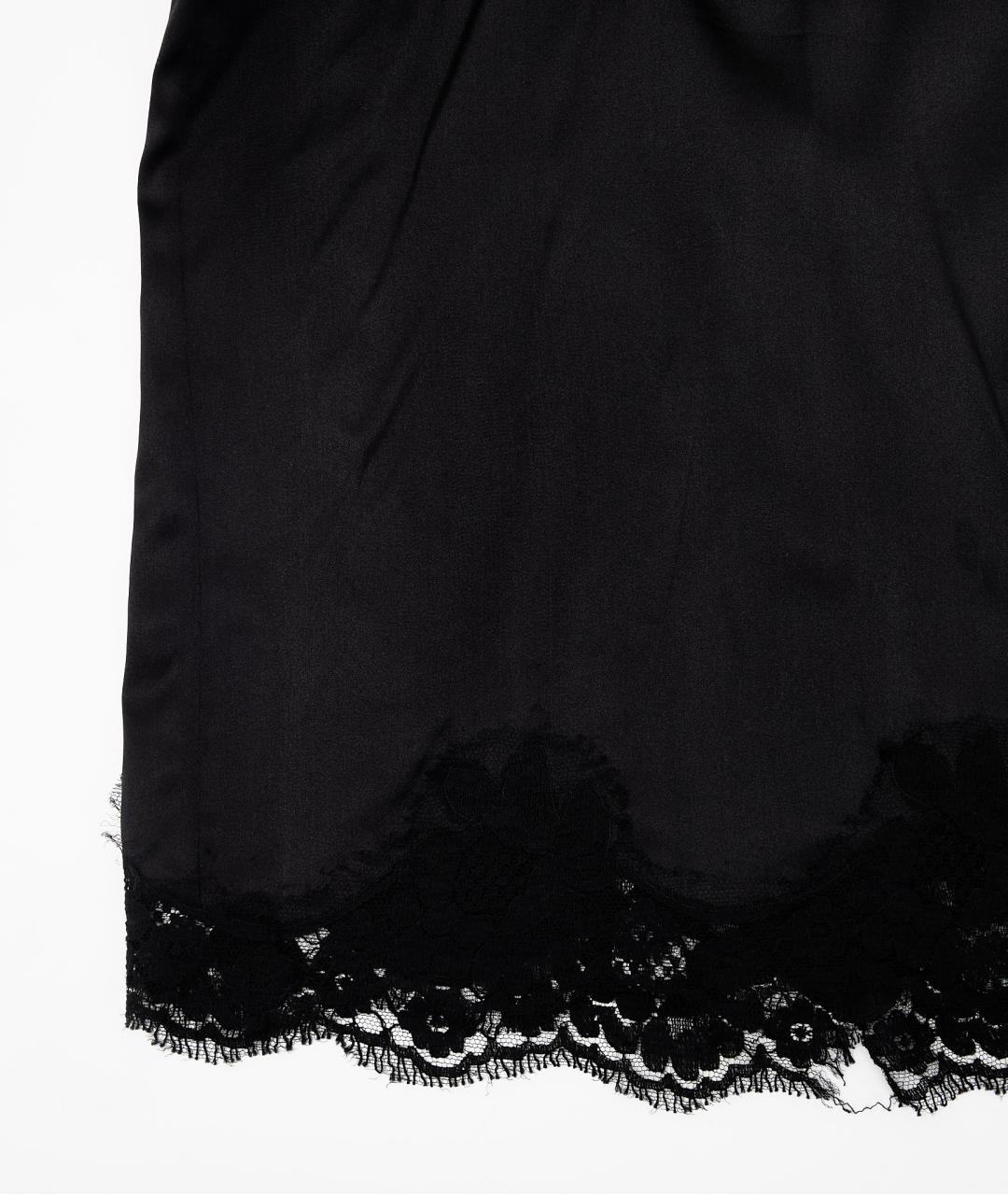 DOLCE&GABBANA Черное хлопковое вечернее платье, фото 6
