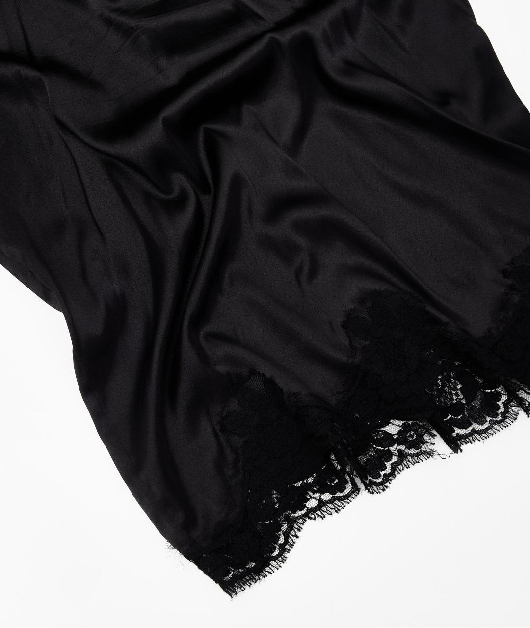 DOLCE&GABBANA Черное хлопковое вечернее платье, фото 7