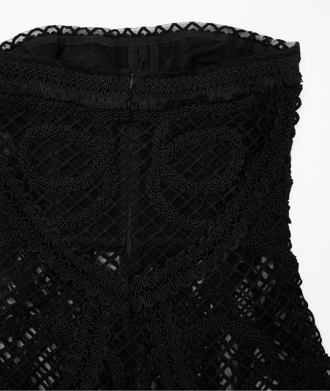 DOLCE&GABBANA Черное хлопковое вечернее платье, фото 5