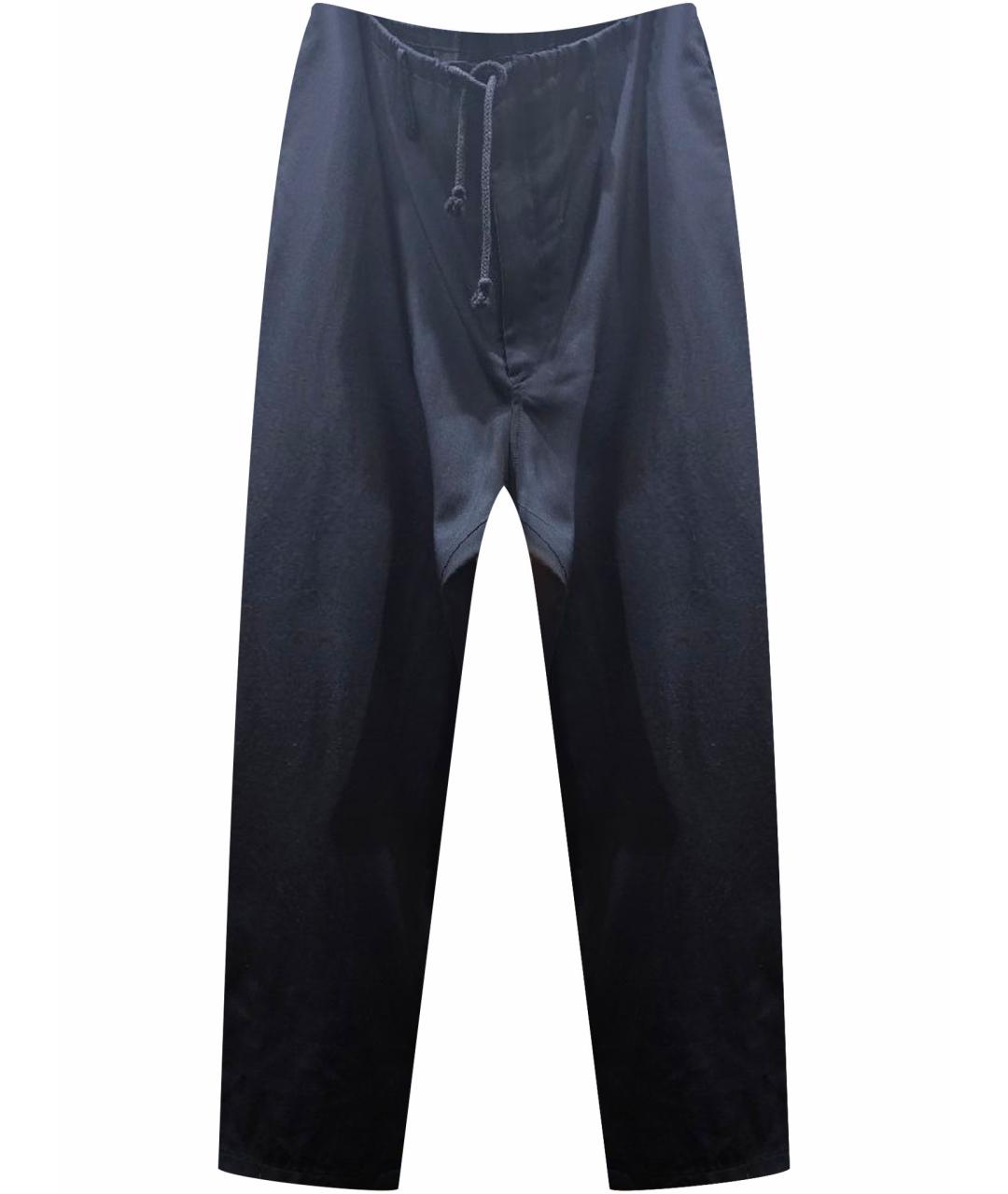 YOHJI YAMAMOTO Черные повседневные брюки, фото 1