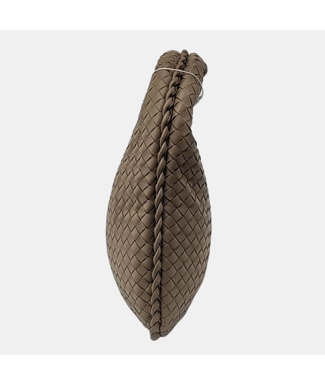 BOTTEGA VENETA Коричневая кожаная сумка тоут, фото 3