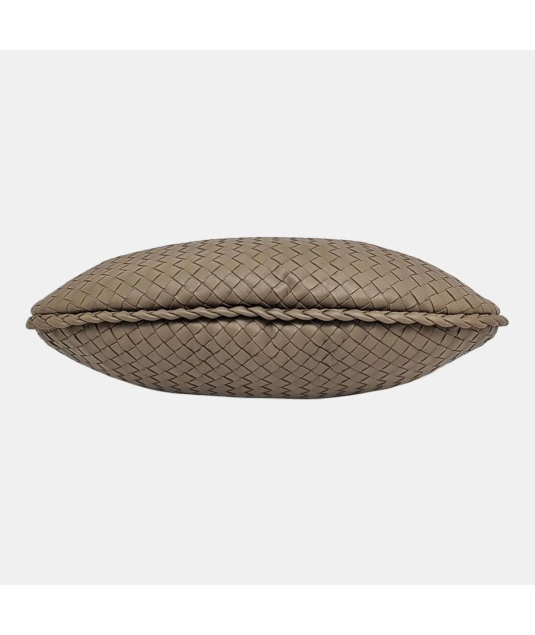 BOTTEGA VENETA Коричневая кожаная сумка тоут, фото 4