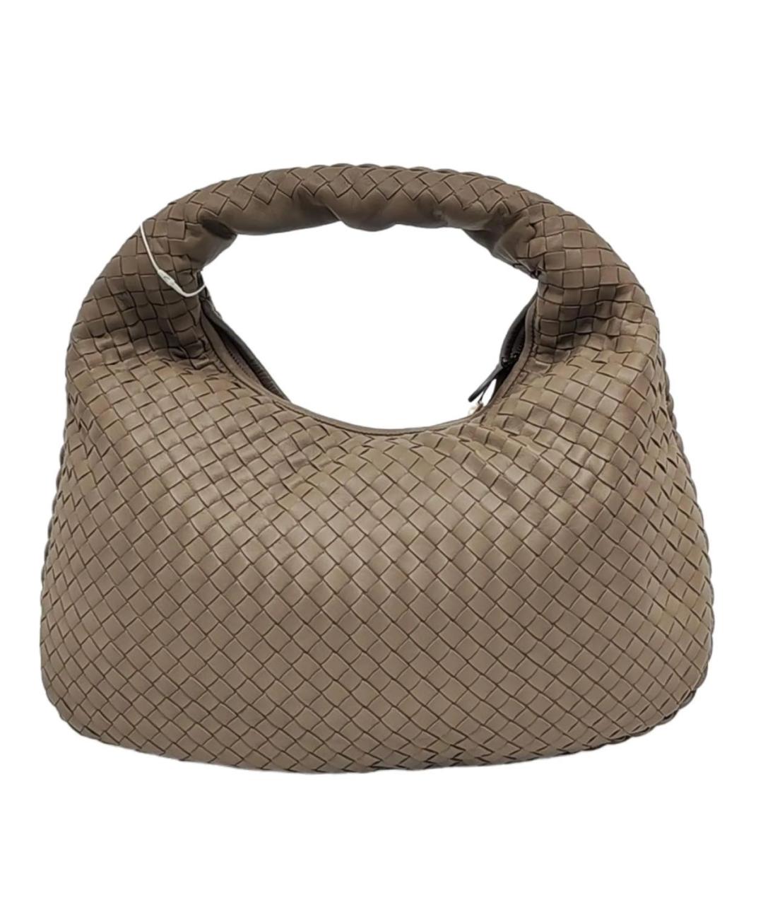 BOTTEGA VENETA Коричневая кожаная сумка тоут, фото 1
