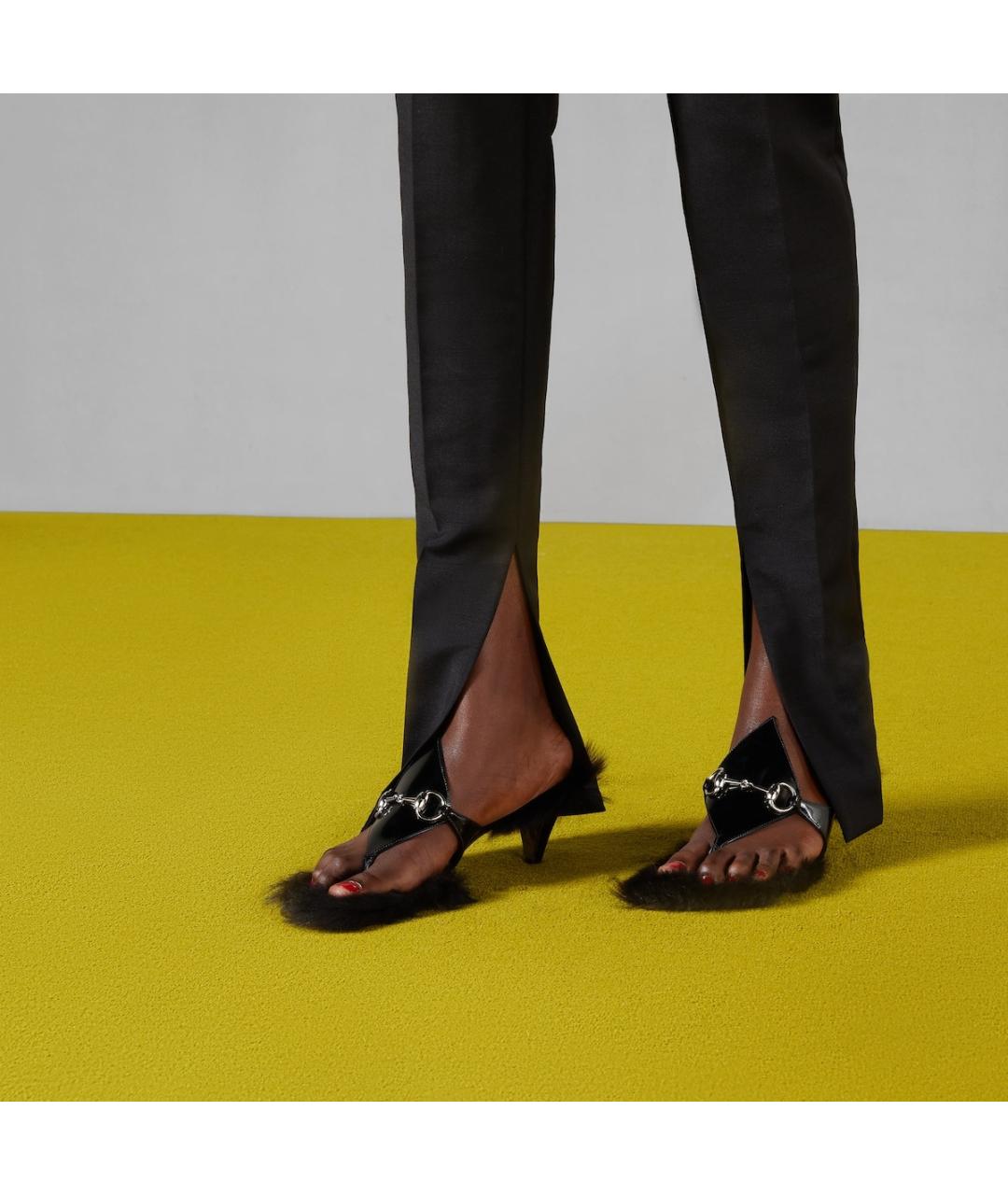 GUCCI Черные брюки узкие, фото 4