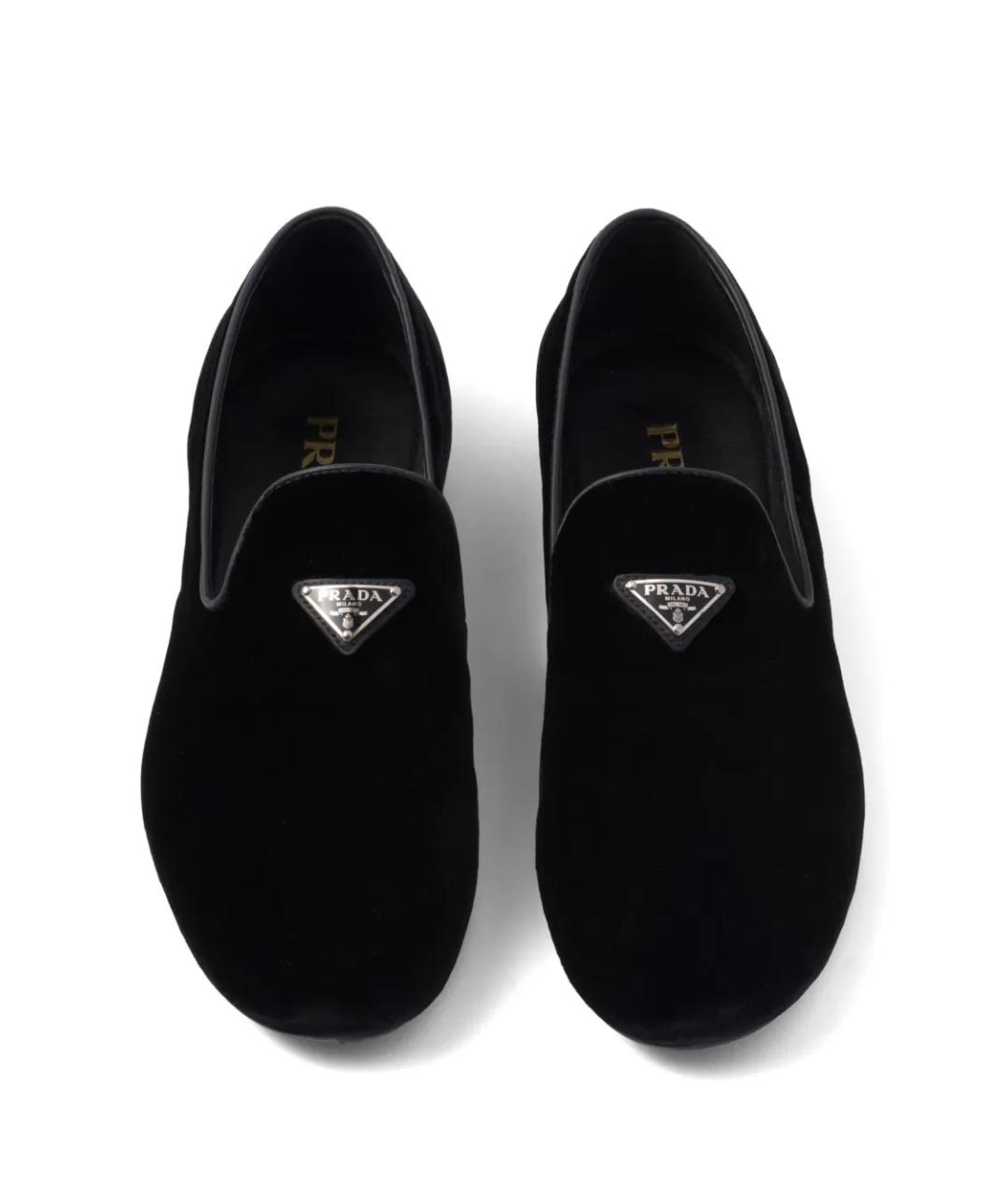 PRADA Черные лоферы, фото 4
