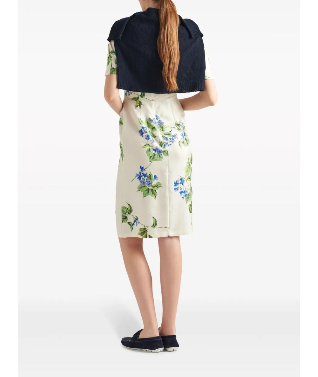 PRADA Мульти платье, фото 3