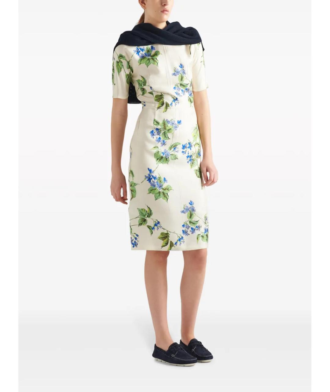 PRADA Мульти платье, фото 2