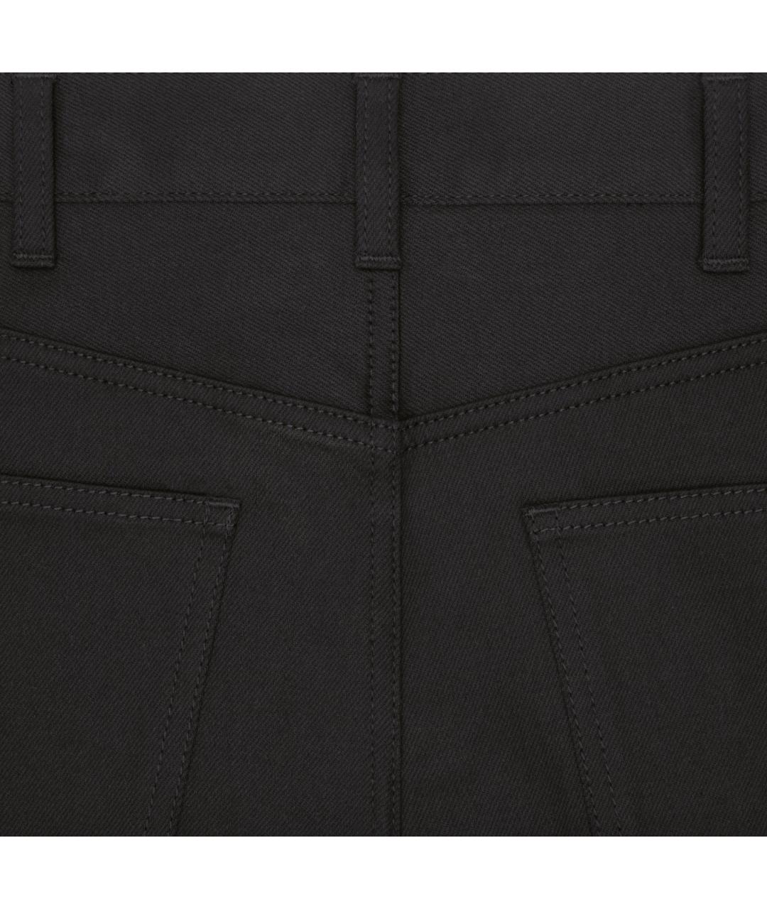 CELINE Черные хлопковые джинсы скинни, фото 3