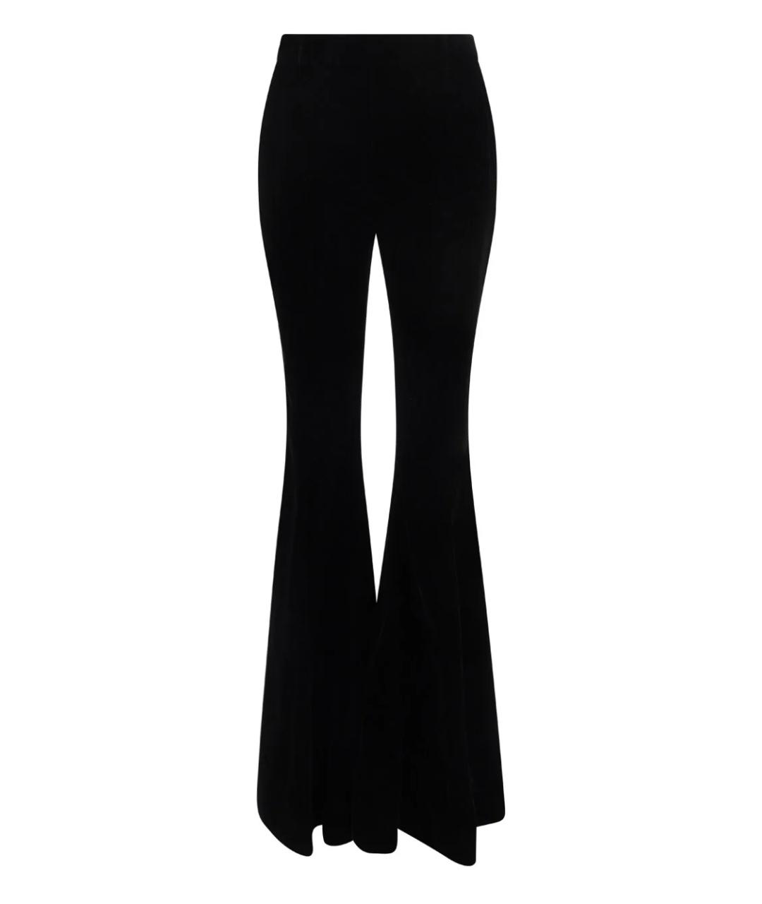 SAINT LAURENT Черные вискозные брюки узкие, фото 1