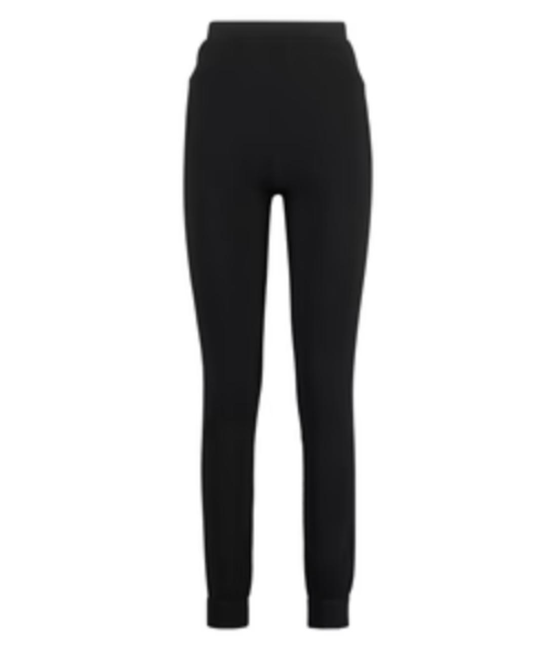 SAINT LAURENT Черные прямые брюки, фото 1