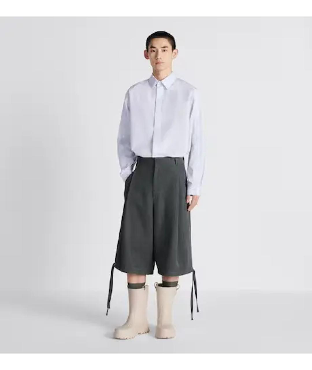 CHRISTIAN DIOR Серые шорты, фото 4