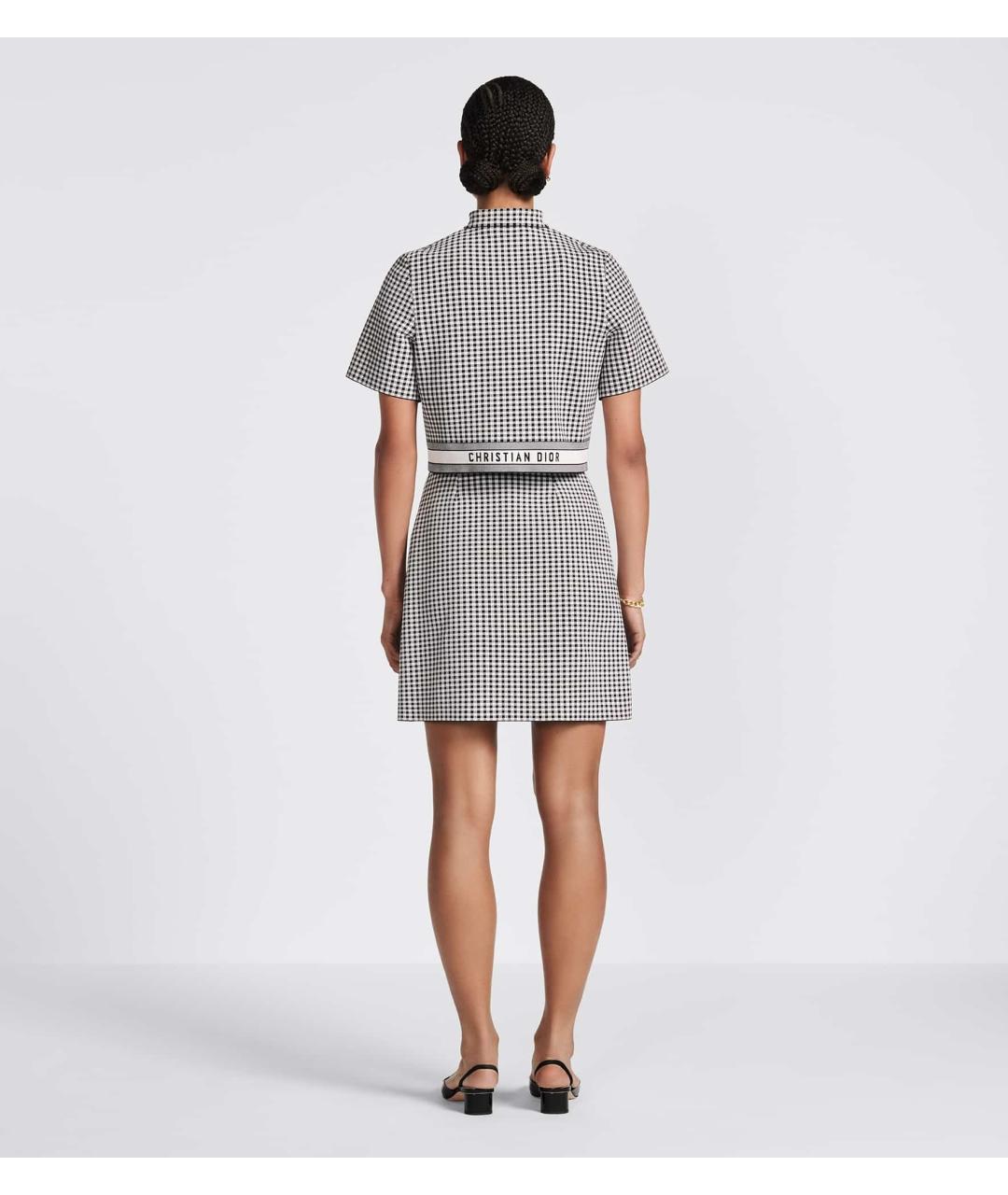 CHRISTIAN DIOR Черная юбка мини, фото 6
