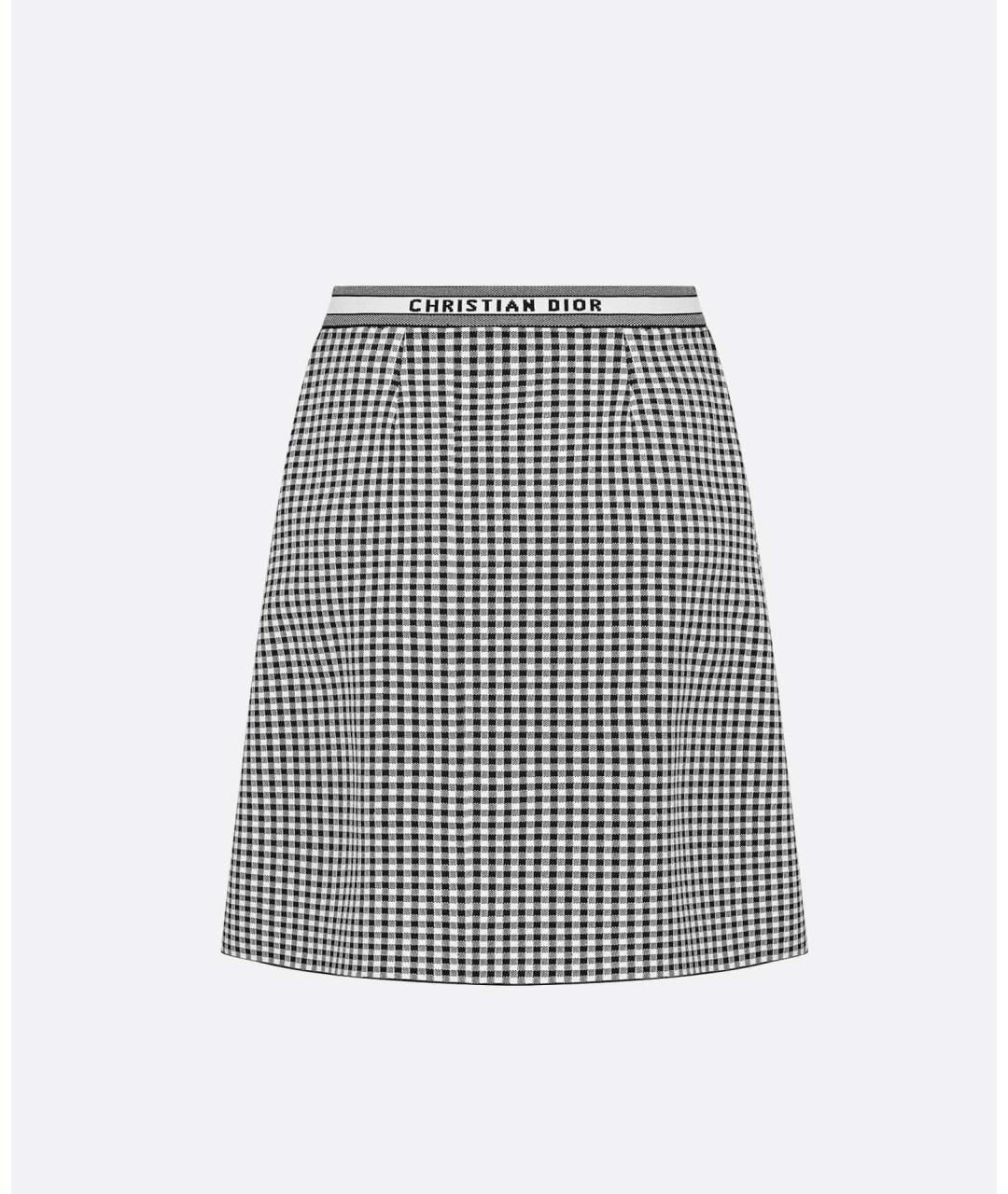 CHRISTIAN DIOR Черная юбка мини, фото 2