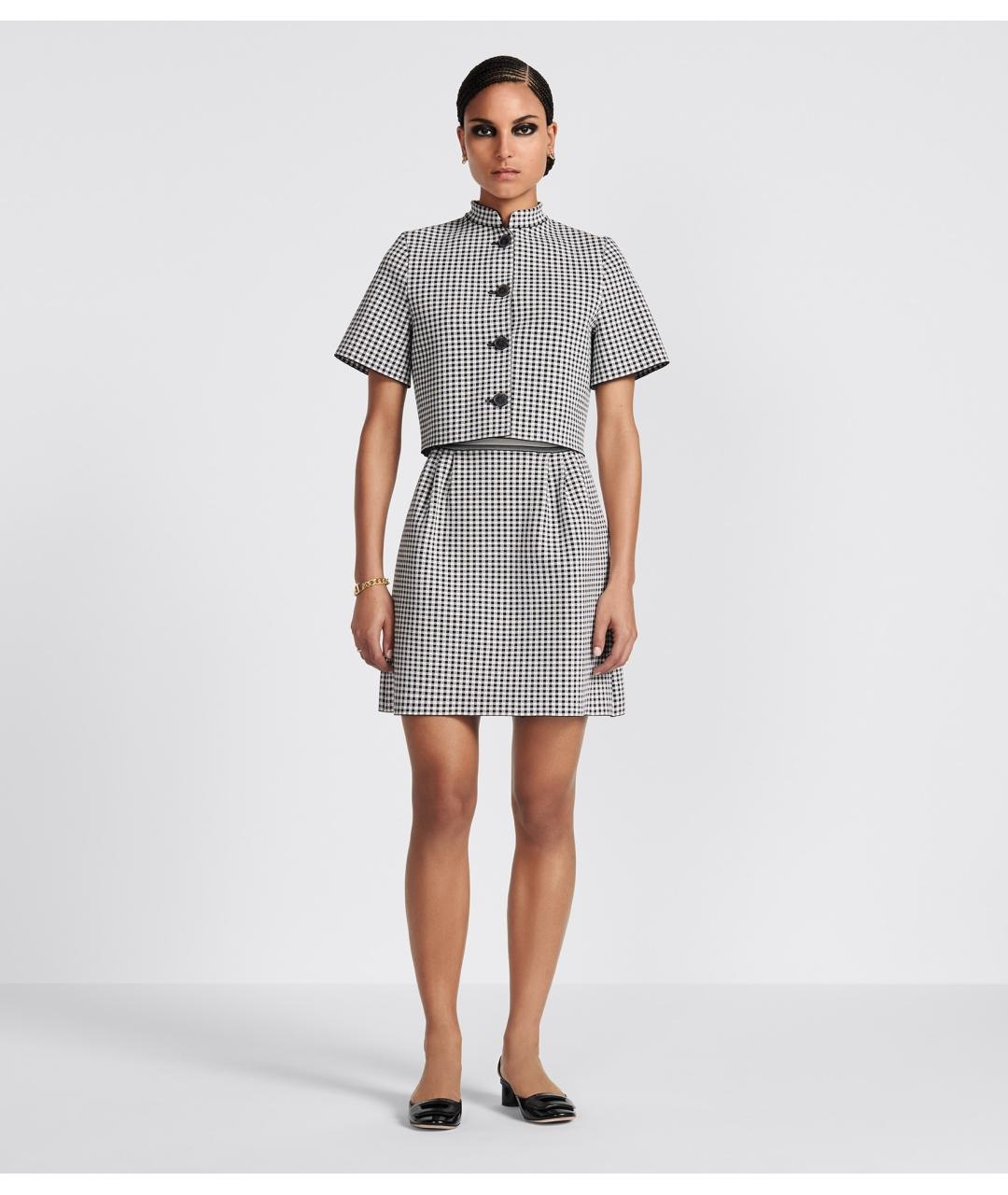 CHRISTIAN DIOR Черная юбка мини, фото 4