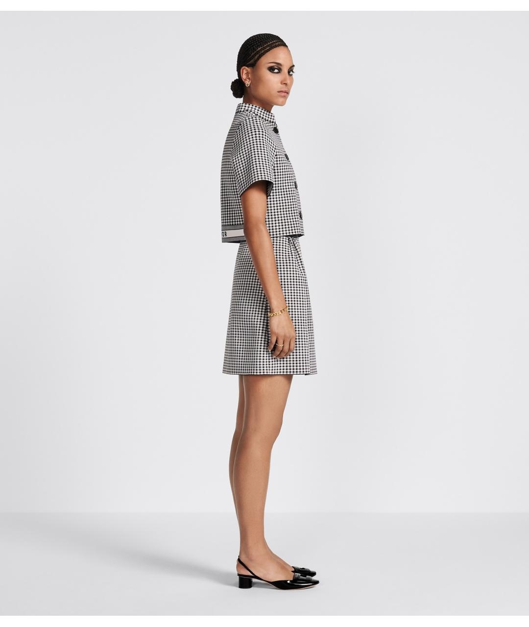 CHRISTIAN DIOR Черная юбка мини, фото 5