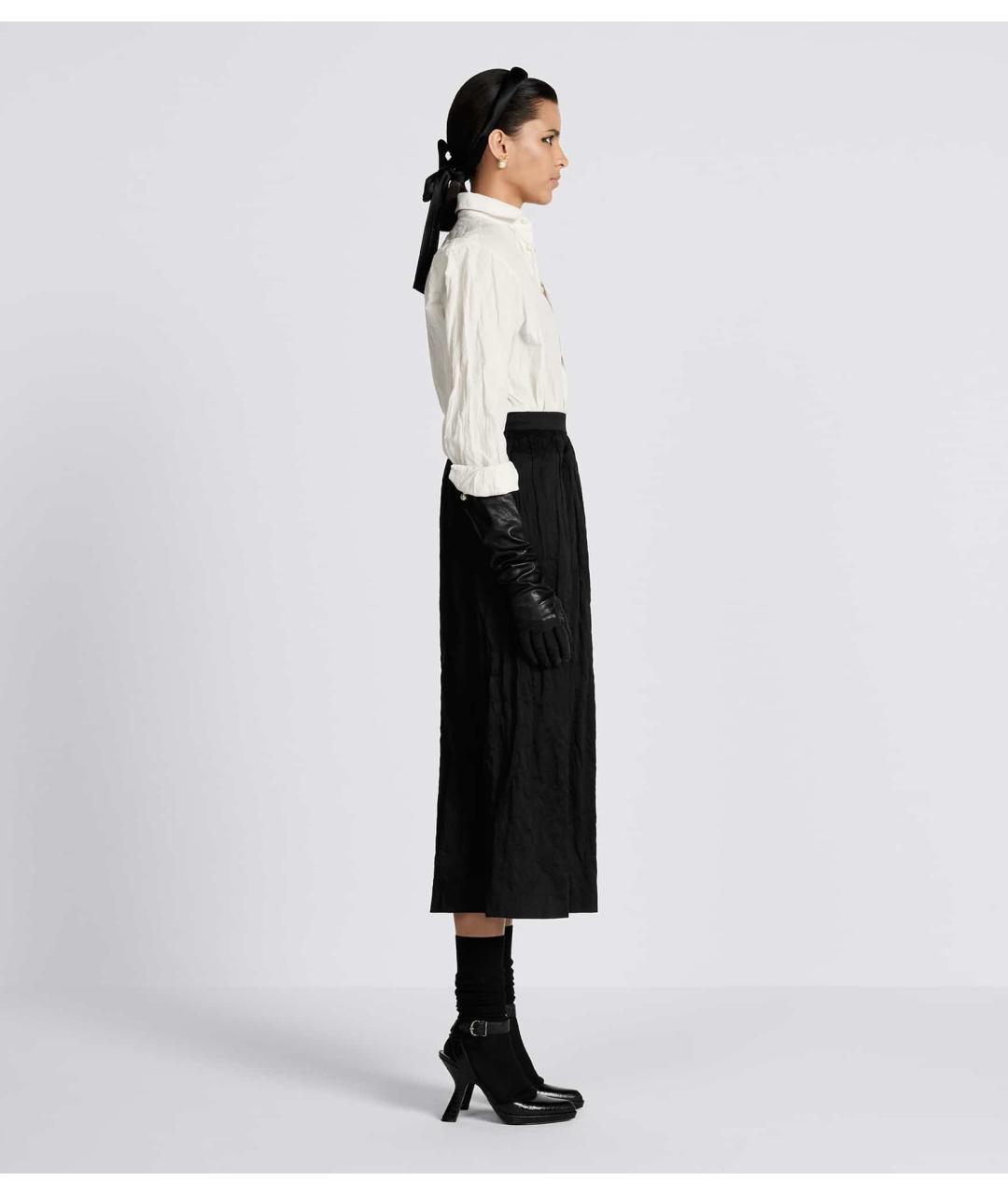 CHRISTIAN DIOR Черная юбка миди, фото 5
