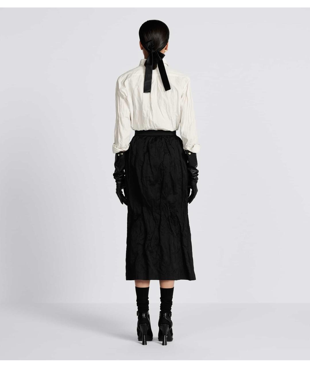 CHRISTIAN DIOR Черная юбка миди, фото 6