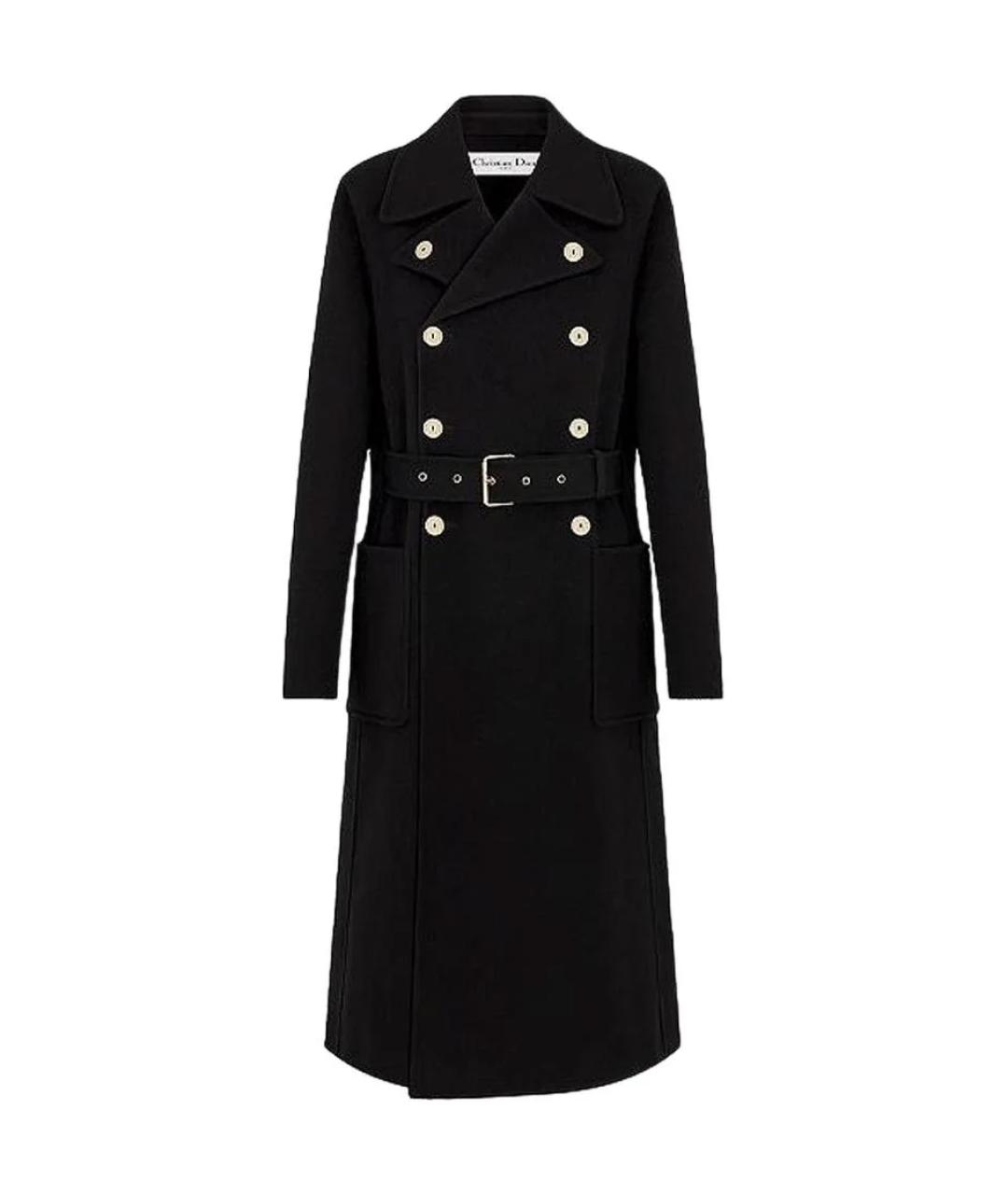 CHRISTIAN DIOR Черное пальто, фото 1