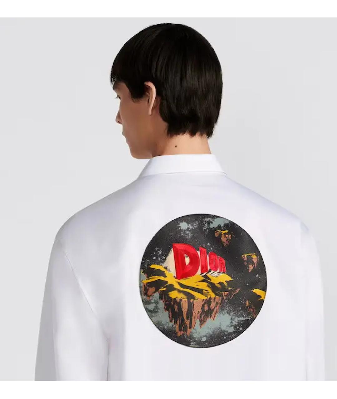 CHRISTIAN DIOR Белая кэжуал рубашка, фото 7