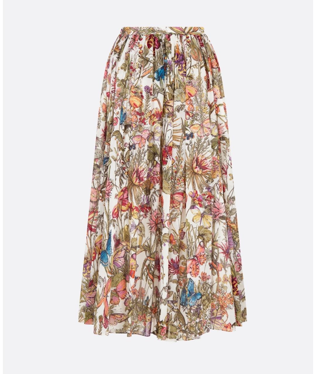 CHRISTIAN DIOR Мульти юбка миди, фото 2