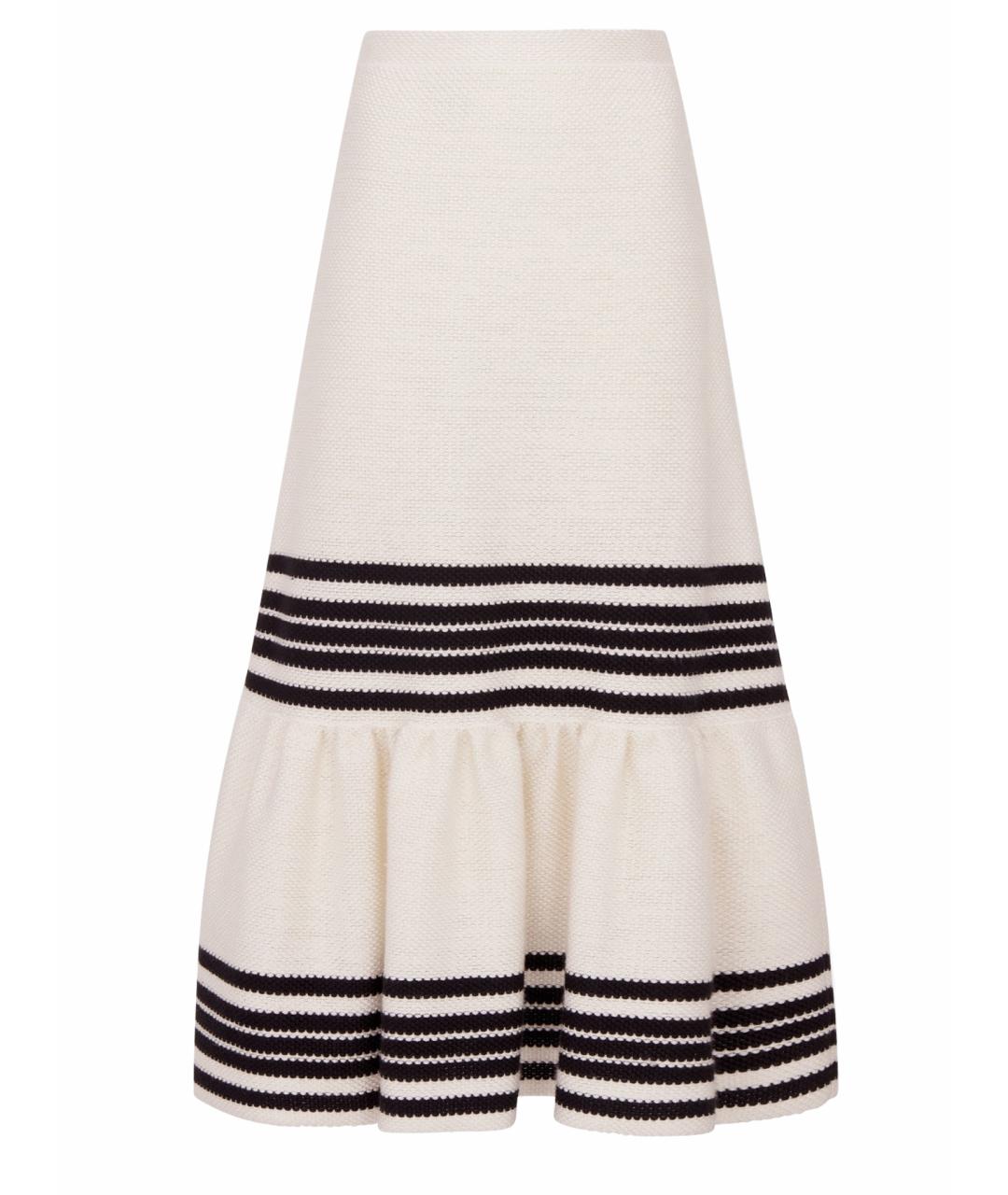 CHRISTIAN DIOR Белая юбка макси, фото 1