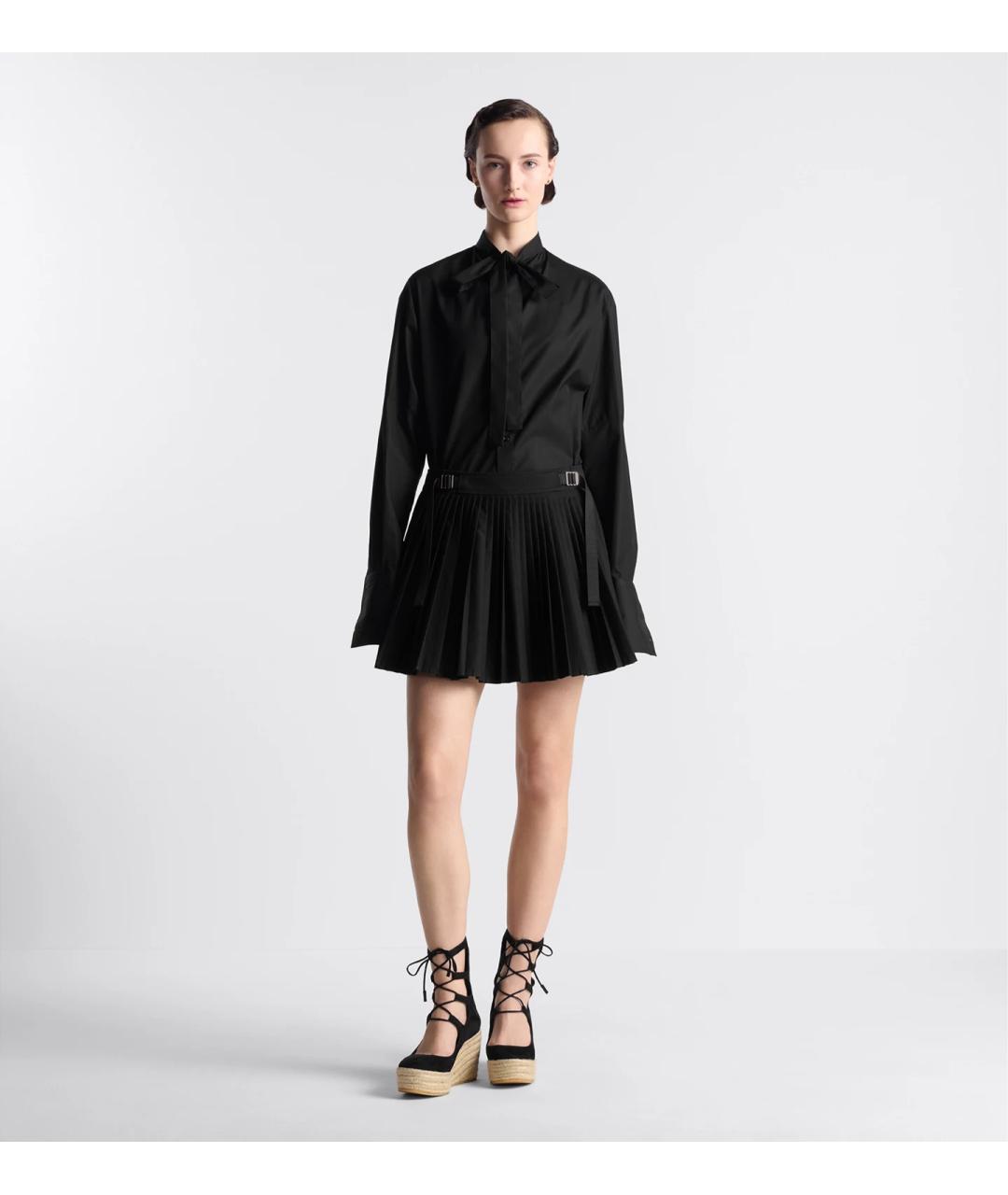 CHRISTIAN DIOR Черная юбка мини, фото 2