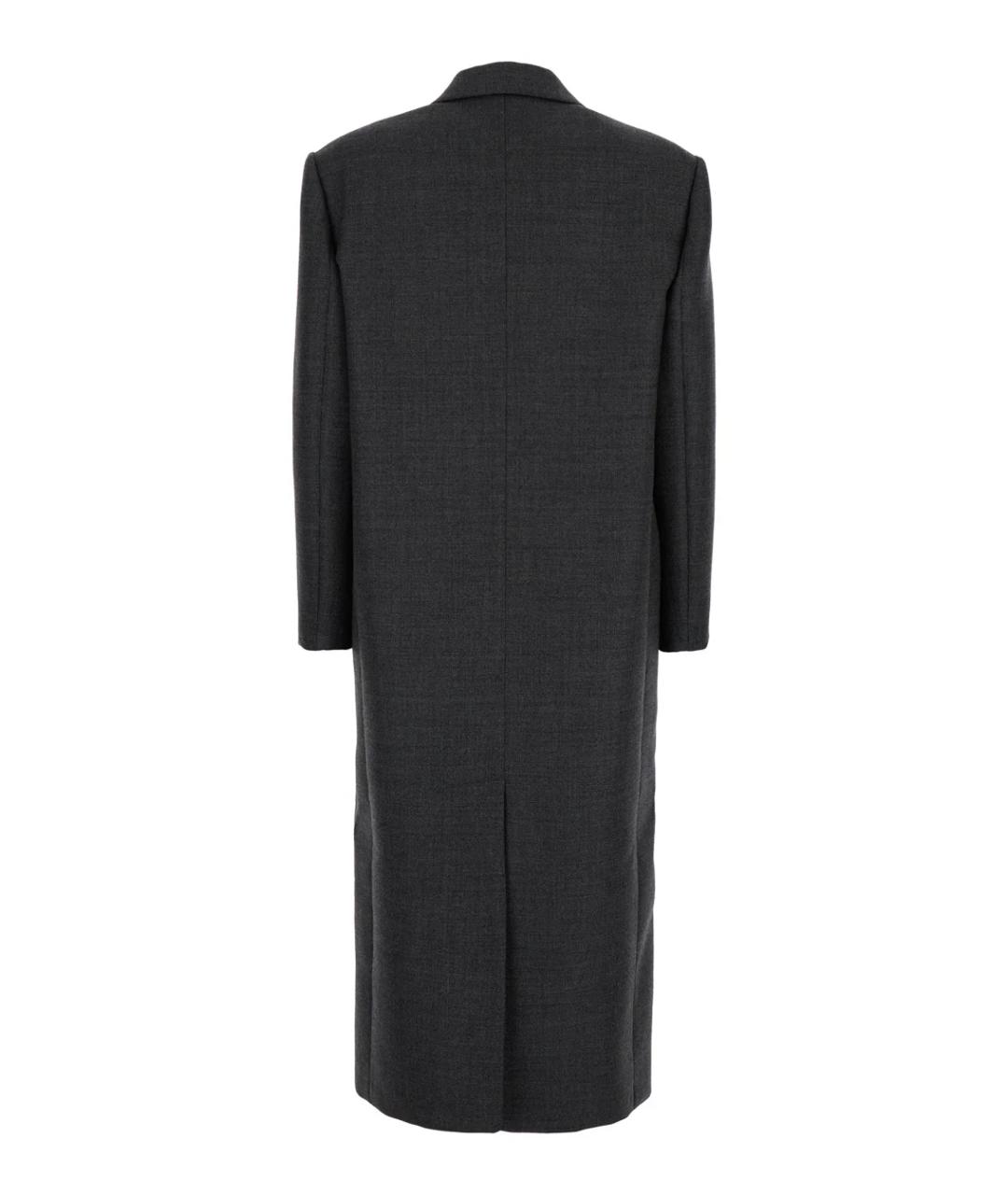 BRUNELLO CUCINELLI Антрацитовое шерстяное пальто, фото 2