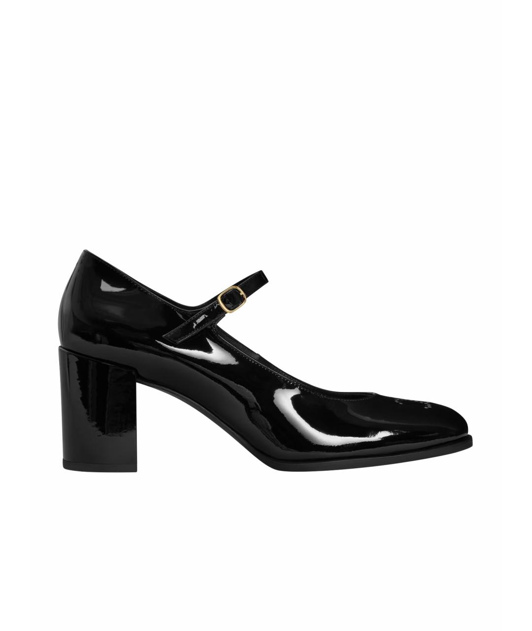 CELINE Черные туфли из лакированной кожи, фото 1