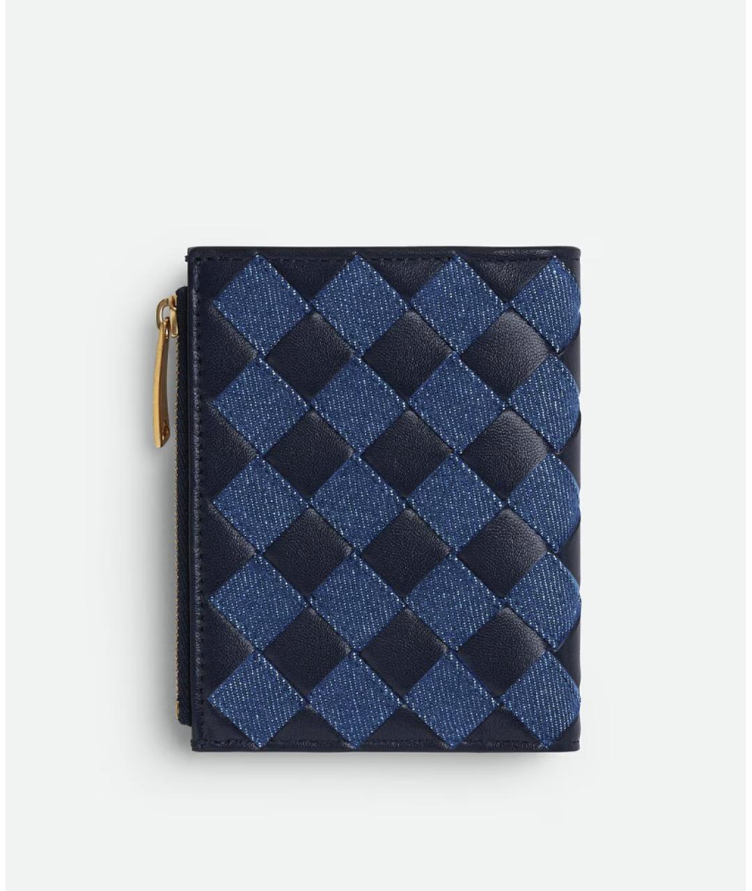 BOTTEGA VENETA Синий кошелек, фото 3