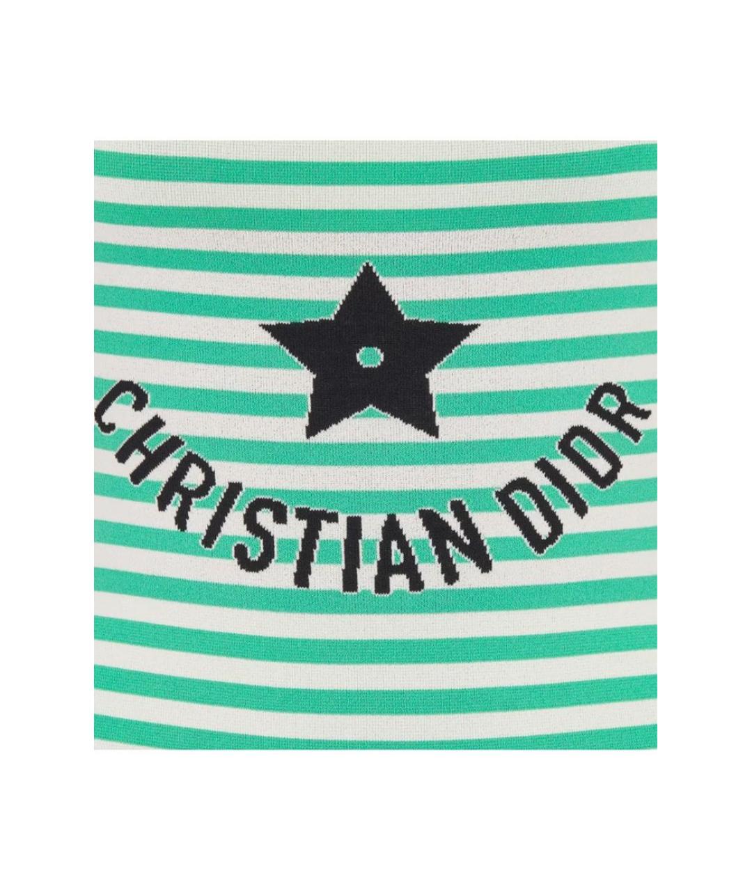 CHRISTIAN DIOR Зеленый купальник, фото 3