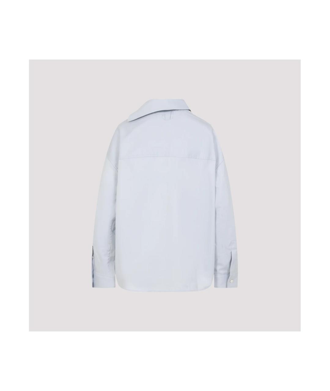JACQUEMUS Серая хлопковая рубашка, фото 2