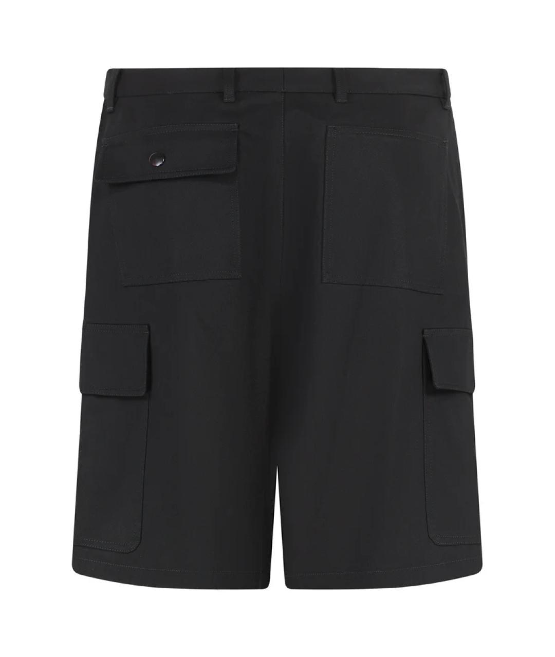 PRADA Черные хлопковые шорты, фото 2