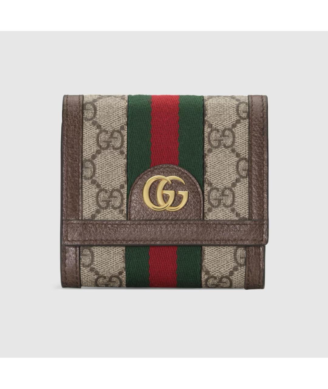 GUCCI Коричневый кошелек, фото 6