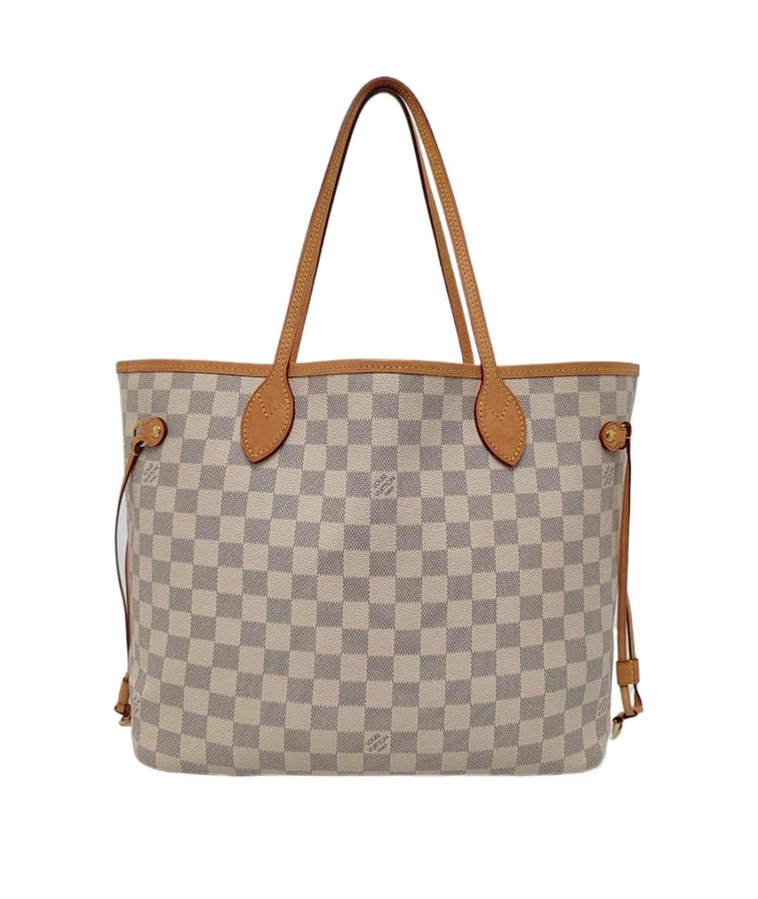 LOUIS VUITTON Бежевая кожаная сумка тоут, фото 1